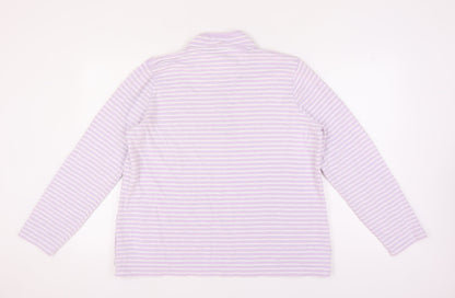 Orvis Women's Multicoloured Striped Sweatshirt XL