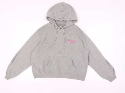 Hollister Women Grey Pullover Hoodie XS