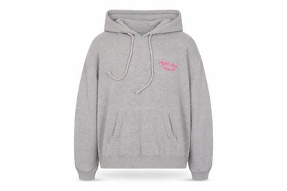 Womens UK Size XS Hollister Grey Pullover Hoodie