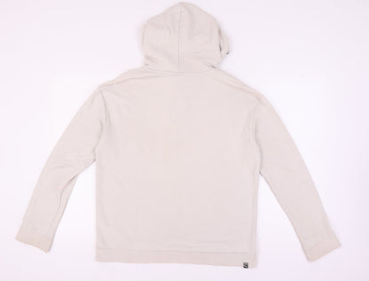 Mens UK Size S PUMA Beige Pullover Hoodie