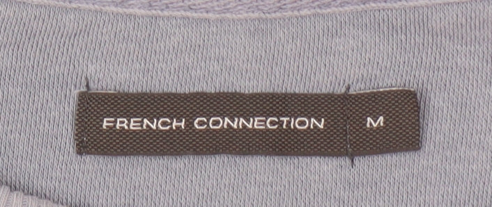 Unisex Adults UK Size M French Connection Blue Pullover Sweatshirt