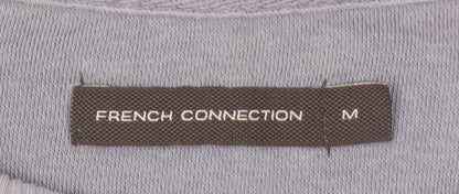Unisex Adults UK Size M French Connection Blue Pullover Sweatshirt