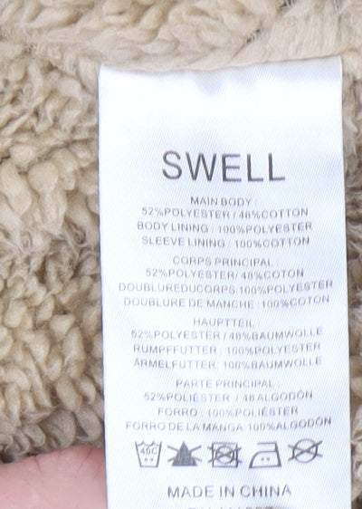 Swell Women's Black Full Zip Hoodie Size 12