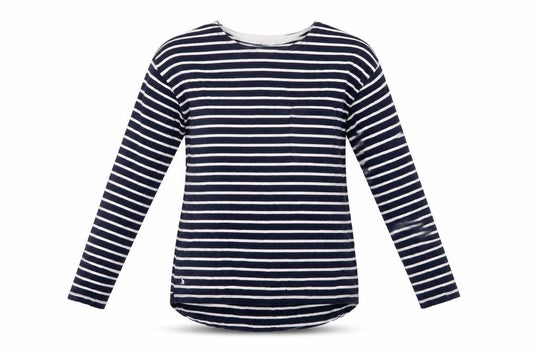 Joules Women’s Blue Striped Long Sleeve T-Shirt Size 6