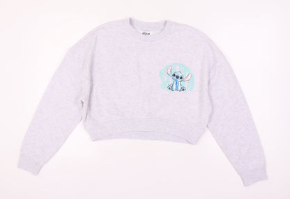 Womens UK Size M Disney Grey Pullover Sweatshirt