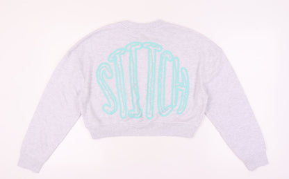 Womens UK Size M Disney Grey Pullover Sweatshirt