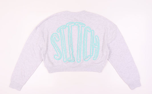 Womens UK Size M Disney Grey Pullover Sweatshirt
