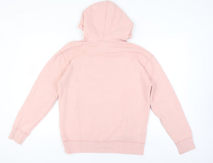Womens UK Size M Hollister Co. Pink Pullover Hoodie