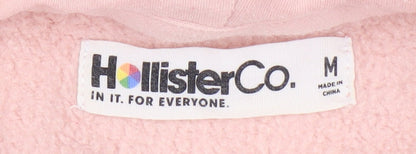 Womens UK Size M Hollister Co. Pink Pullover Hoodie