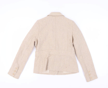 Old Navy Women's Beige Tweed Blazer Size S Casual