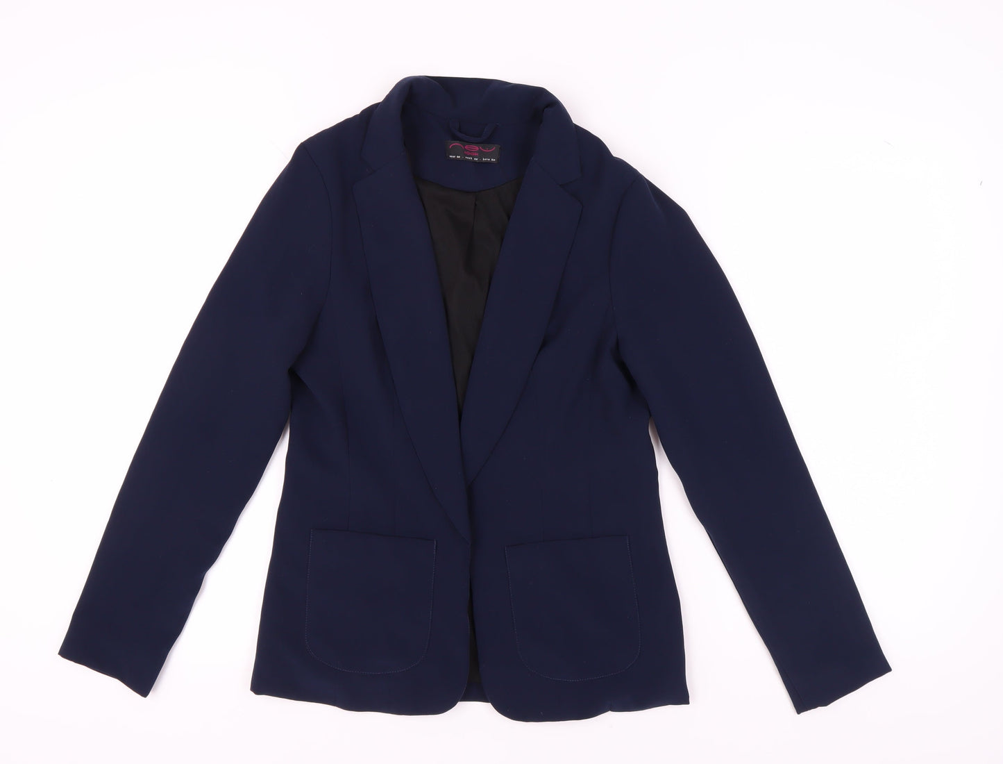 New Look Women's Blue Blazer Size 10 Regular Fit