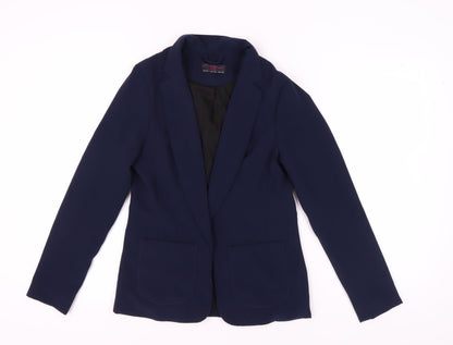 New Look Women's Blue Blazer Size 10 Regular Fit