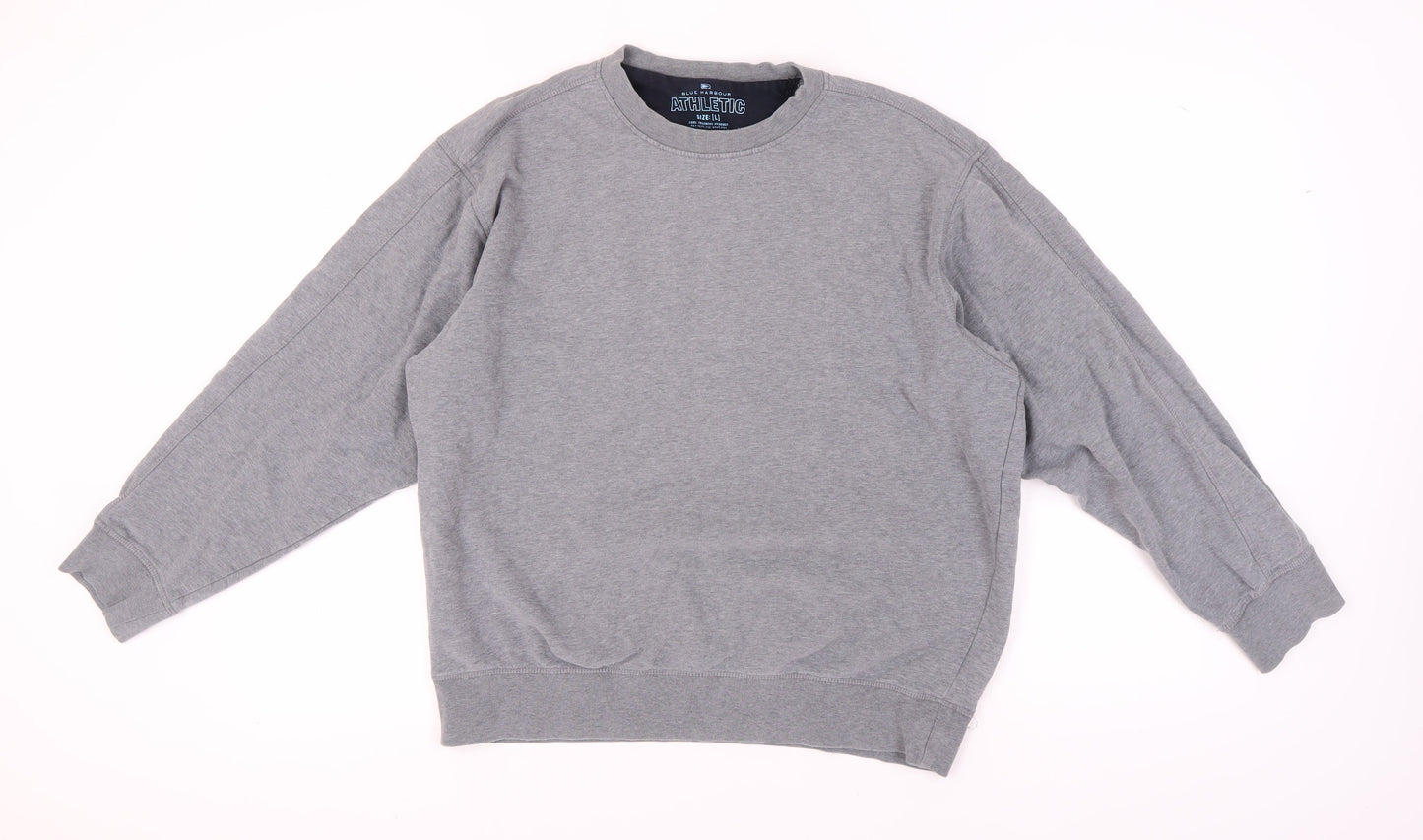 Mens UK Size L Marks and Spencer Grey Pullover Sweatshirt