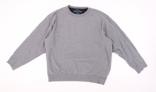 Mens UK Size L Marks and Spencer Grey Pullover Sweatshirt