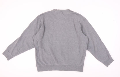 Mens UK Size L Marks and Spencer Grey Pullover Sweatshirt