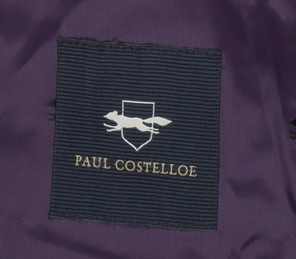Mens UK Size 42 Paul Costelloe Regular Blue Suit Jacket