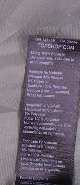 Topshop Women’s Green Suit Jacket, Size 8, Business Wear