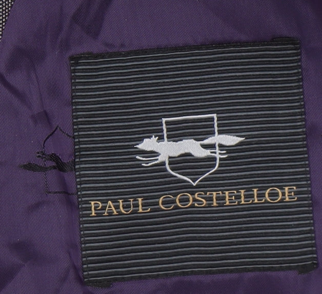 Mens UK Size 44 Paul Costelloe Regular Grey Suit Jacket