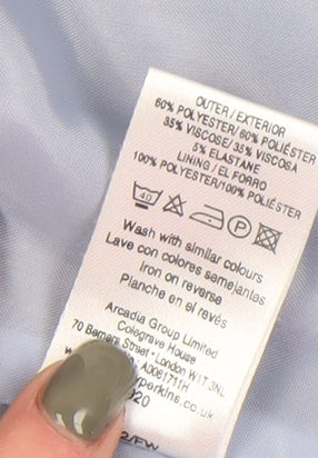 Dorothy Perkins Women's Black Blazer Size 12 Regular Fit