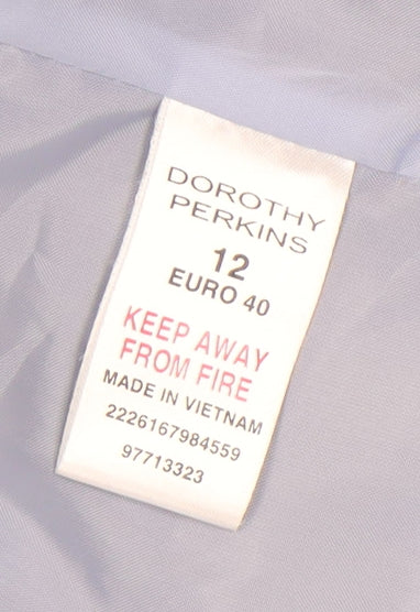 Dorothy Perkins Women's Black Blazer Size 12 Regular Fit