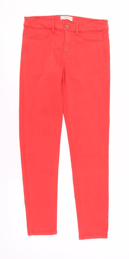 Womens UK Size 10 Esprit  Ankle Red Jeans
