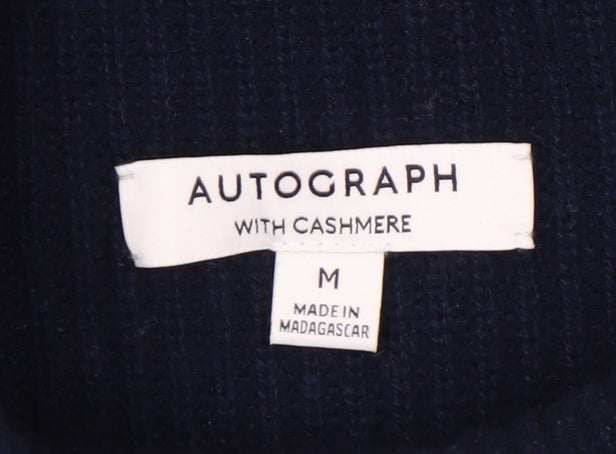 Womens UK Size M Marks and Spencer Blue Pullover Jumper