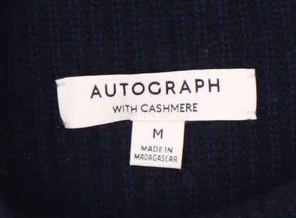 Womens UK Size M Marks and Spencer Blue Pullover Jumper