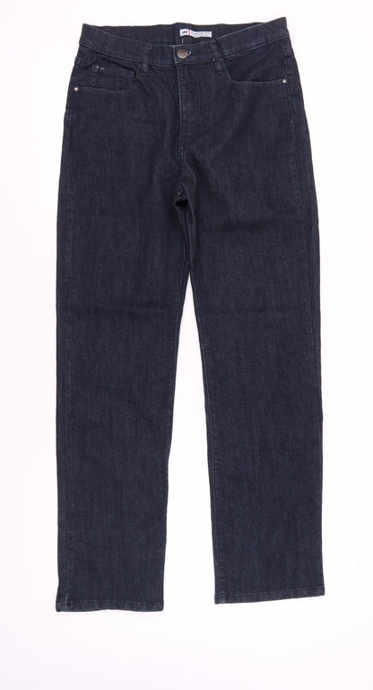 Lee Women's Blue Straight Classic Fit Jeans M