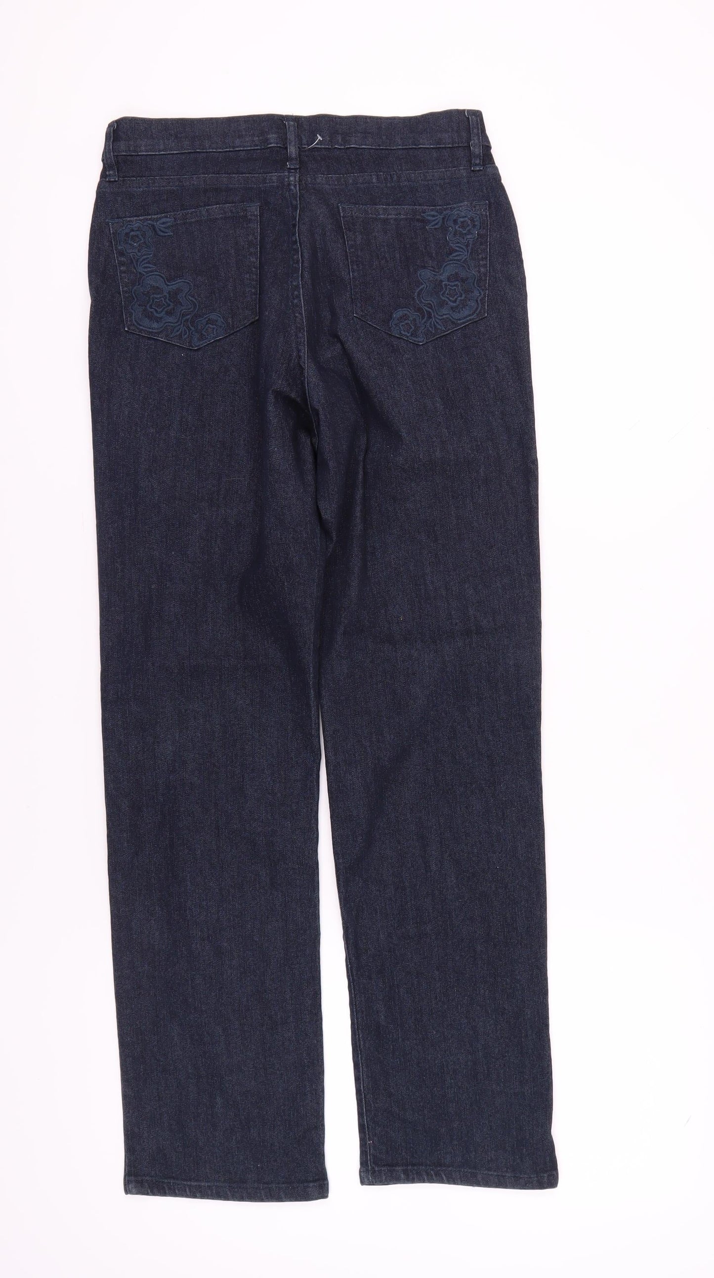 Lee Women's Blue Straight Classic Fit Jeans M