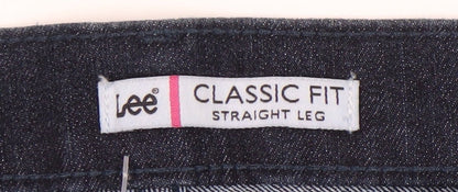 Lee Women's Blue Straight Classic Fit Jeans M
