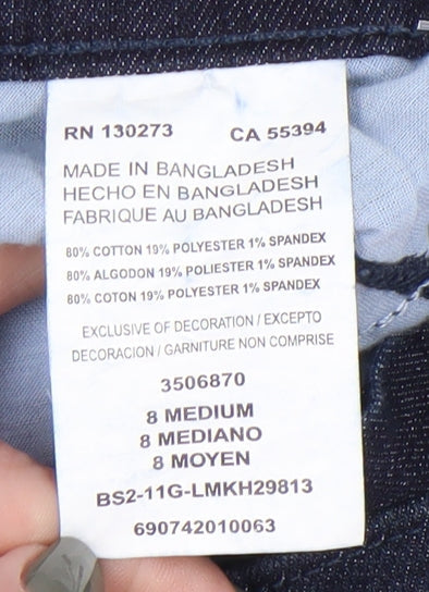 Lee Women's Blue Straight Classic Fit Jeans M