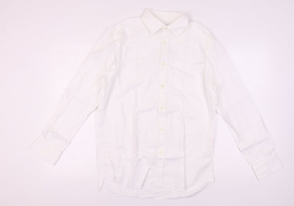 Mens UK Collar Size 15.5 Howick Smart White  Dress Shirt
