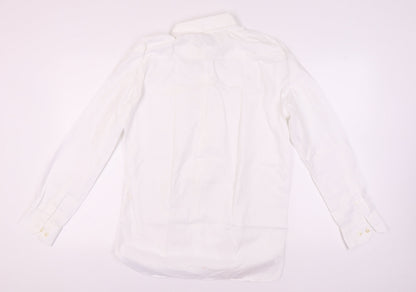 Mens UK Collar Size 15.5 Howick Smart White  Dress Shirt