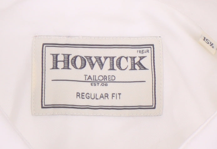 Mens UK Collar Size 15.5 Howick Smart White  Dress Shirt