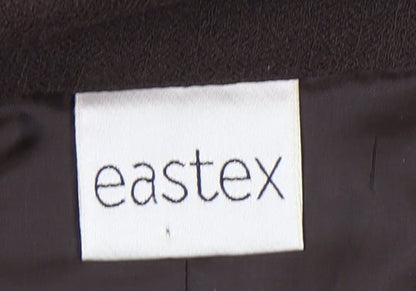 Eastex Women's Brown Floral Embroidered Skirt Size 18