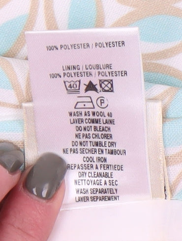 Eastex Women's Multicoloured Geometric Flare Midi Skirt Size 18