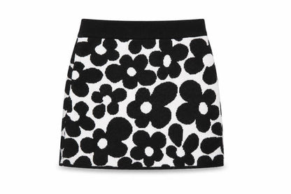 Womens UK Size XS H&M A-Line Knit Skirt