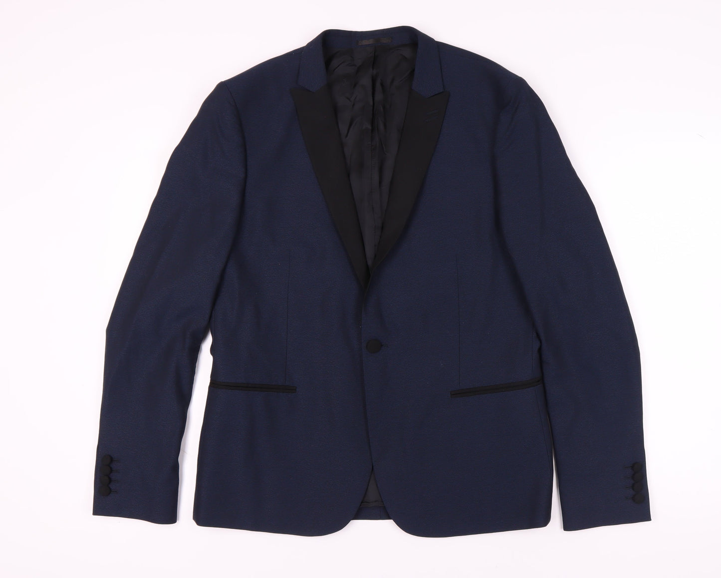 The Kooples Men's Blue Slim Fit Blazer Jacket UK 40R