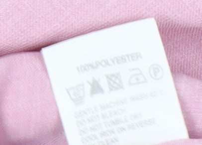 Womens UK Size 22 Eastex Pink Basic Button-Up