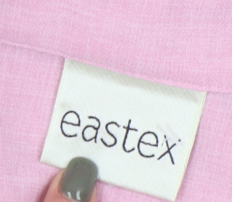 Womens UK Size 22 Eastex Pink Basic Button-Up