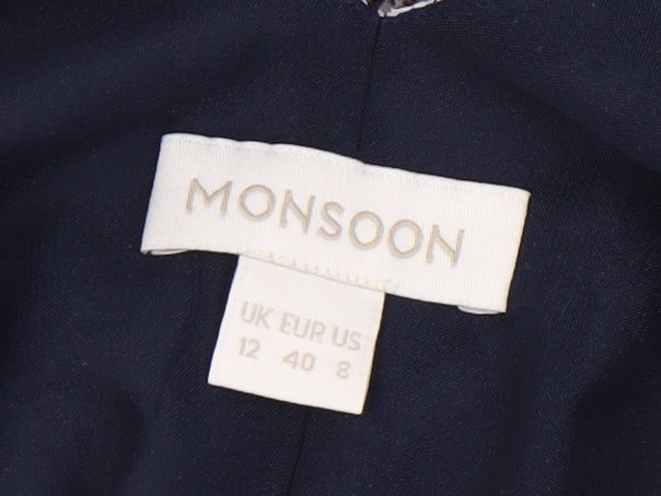 Monsoon Women's Floral Fit & Flare Dress, Size 12