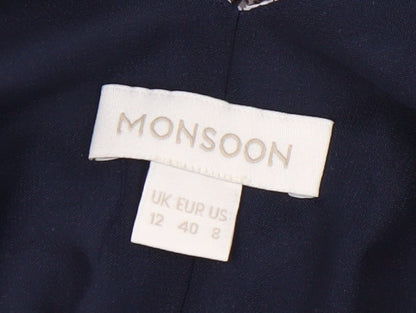 Monsoon Women's Floral Fit & Flare Dress, Size 12