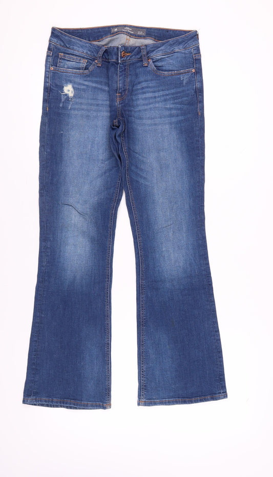 s.Oliver Women's Blue Slim Bootcut Jeans Size 30