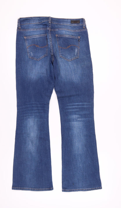 s.Oliver Women's Blue Slim Bootcut Jeans Size 30