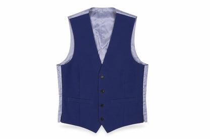 Mens UK Size 38 French Connection Regular Blue Suit Waistcoat