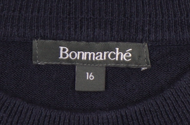 Womens UK Size 16 Bonmarché Blue  Jumper