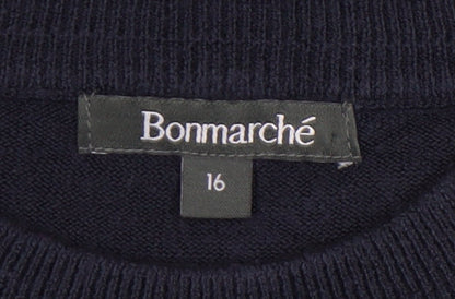 Womens UK Size 16 Bonmarché Blue  Jumper