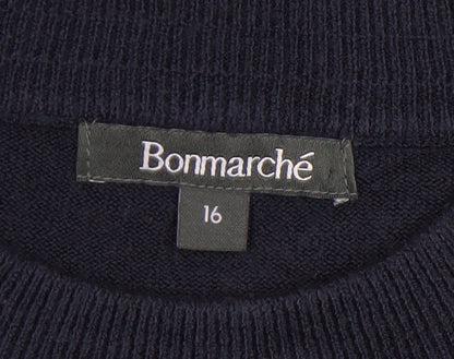 Womens UK Size 16 Bonmarché Blue  Jumper