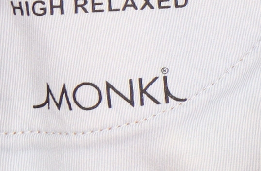 Monki Women's Blue Relaxed Fit Jeans Size 30