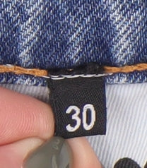 Monki Women's Blue Relaxed Fit Jeans Size 30